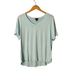 Nordstrom Halogen Blue V-Neck
High-Low Tee NWT
